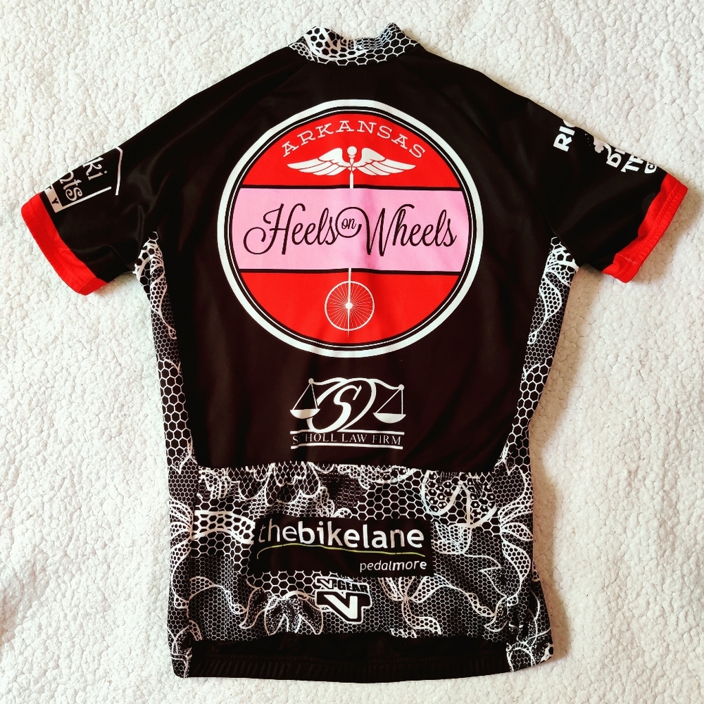 Heels on Wheels women's cycling jersey - Picture 2 of 4